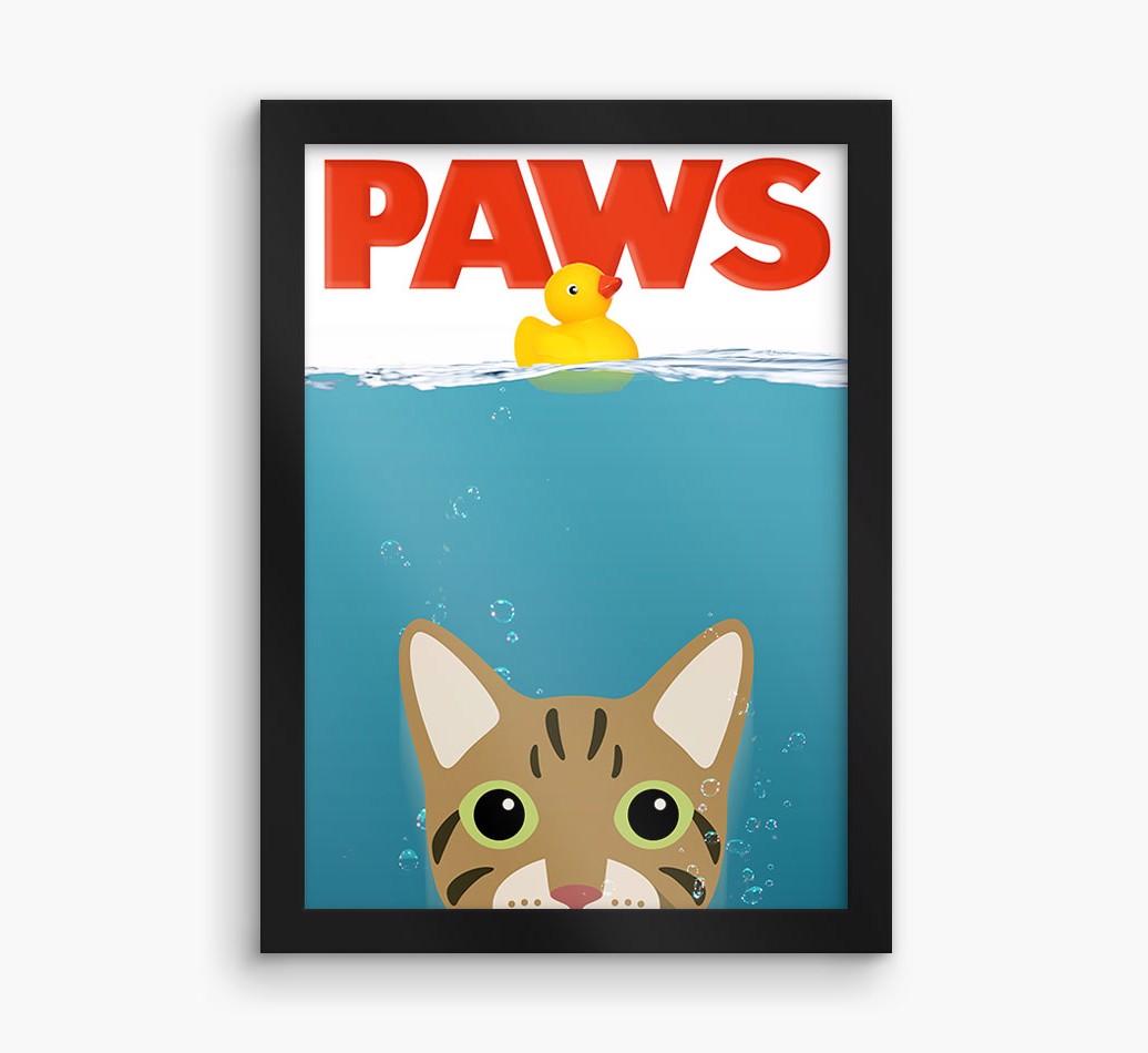 'Paws' - Personalized {breedCommonName} Framed Print