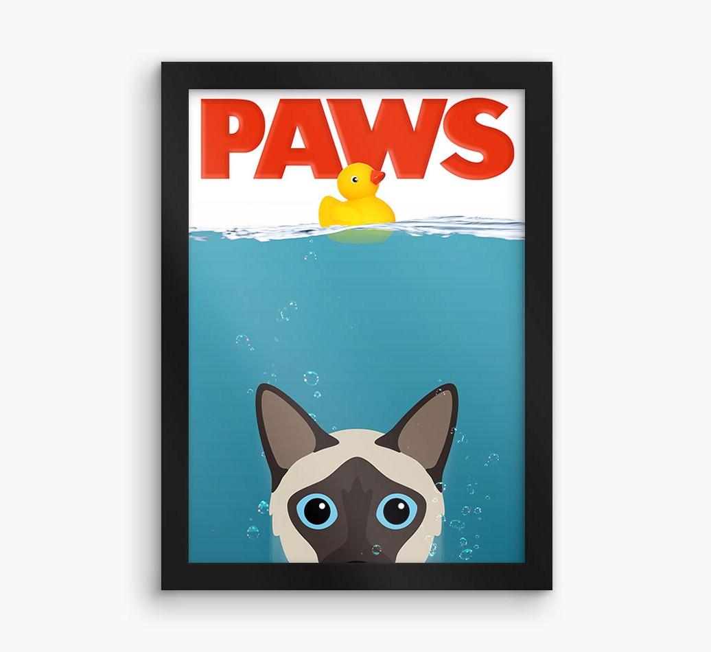 'Paws' - Personalized {breedCommonName} Framed Print