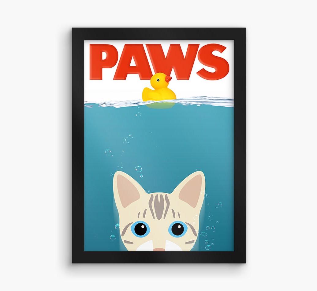 'Paws' - Personalized {breedCommonName} Framed Print