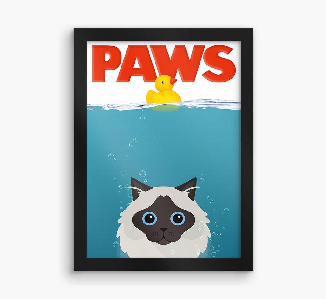 'Paws' - Personalized {breedCommonName} Framed Print