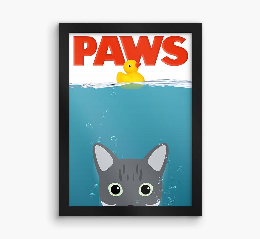 'Paws' - Personalized {breedCommonName} Framed Print