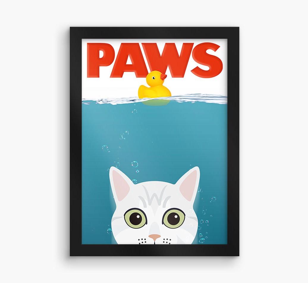 'Paws' - Personalized {breedCommonName} Framed Print