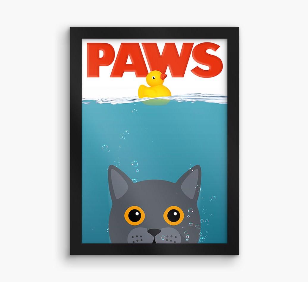 'Paws' - Personalized {breedCommonName} Framed Print