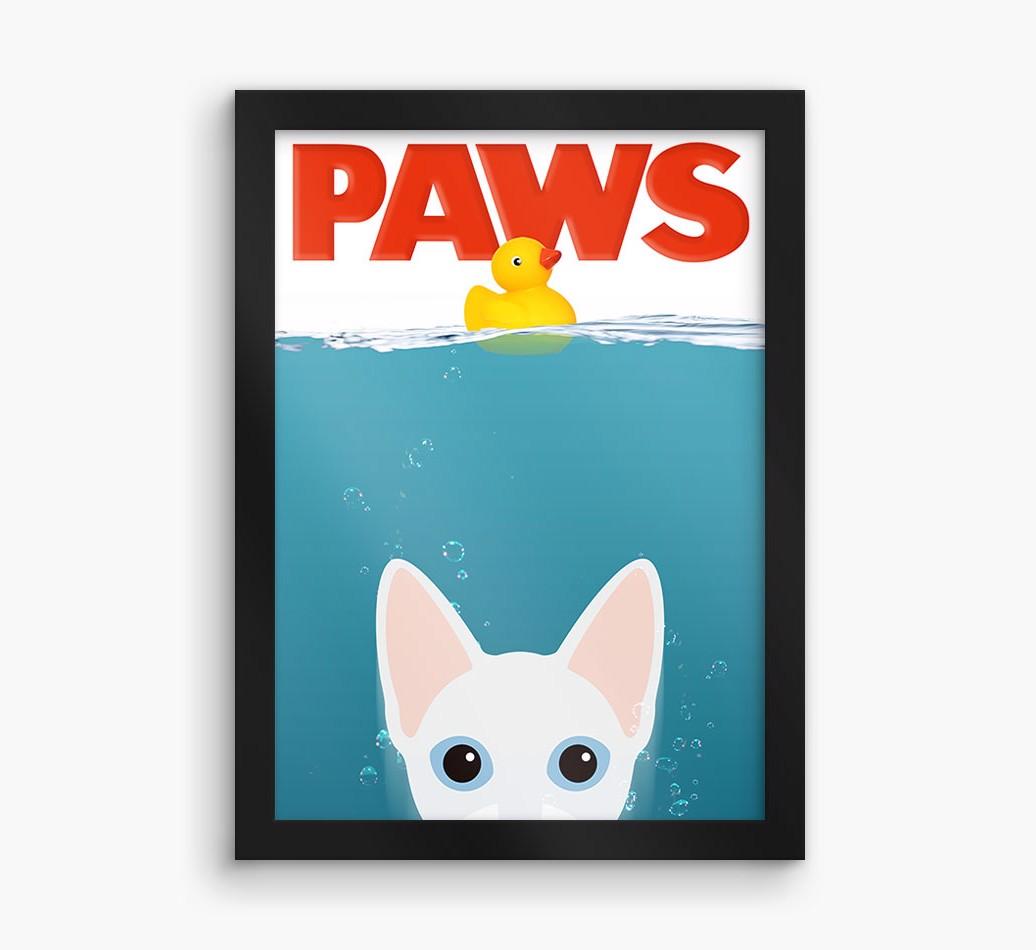 'Paws' - Personalized {breedCommonName} Framed Print