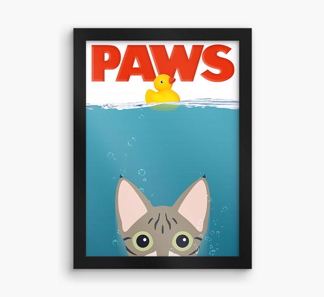 'Paws' - Personalized {breedCommonName} Framed Print