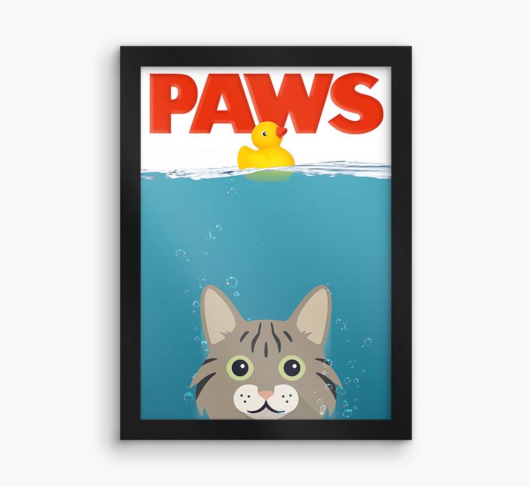 'Paws' - Personalized {breedCommonName} Framed Print