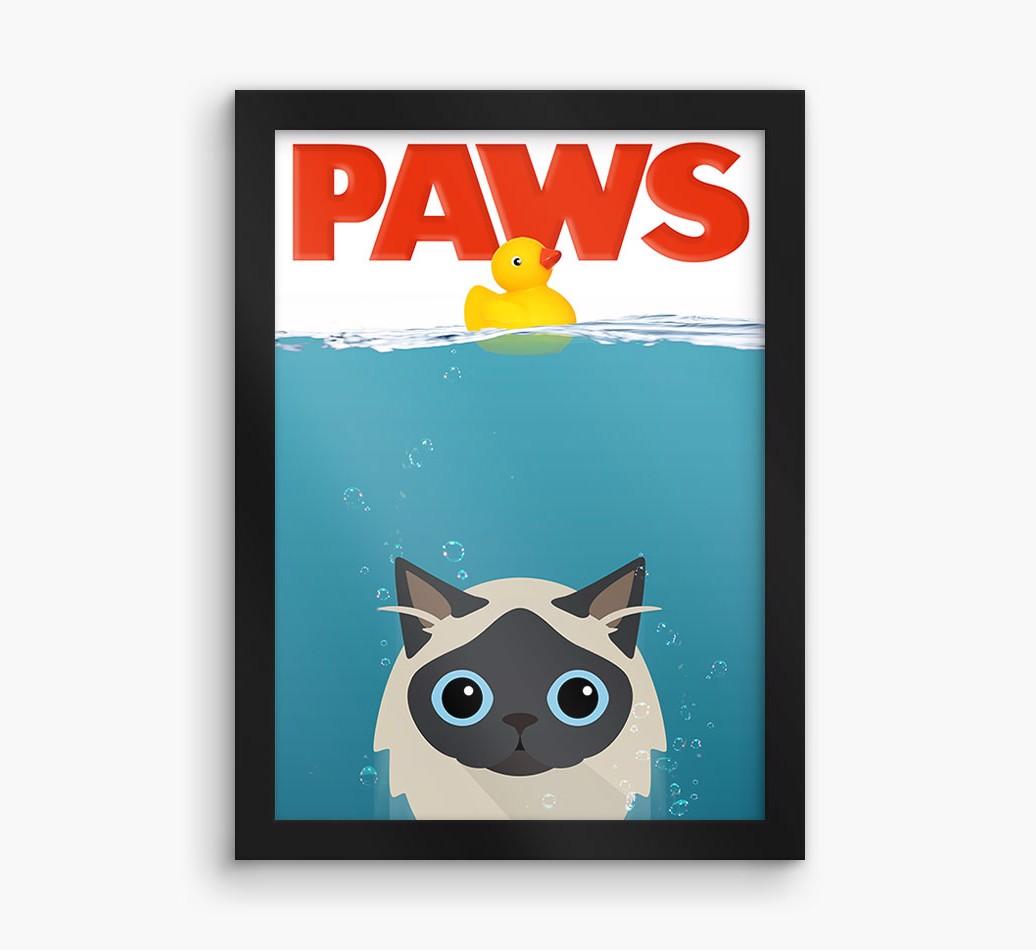 'Paws' - Personalized {breedCommonName} Framed Print