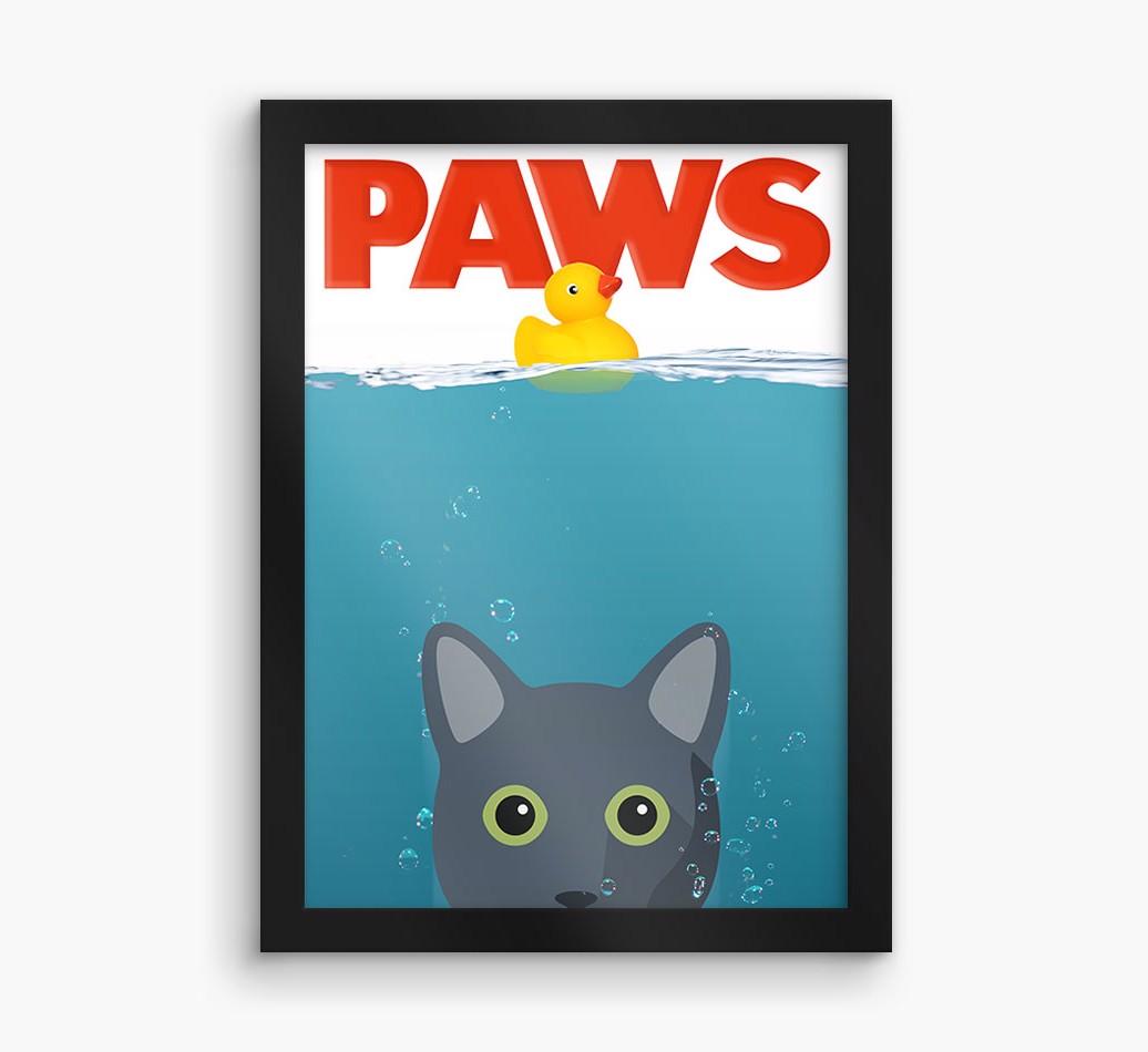 'Paws' - Personalized {breedCommonName} Framed Print