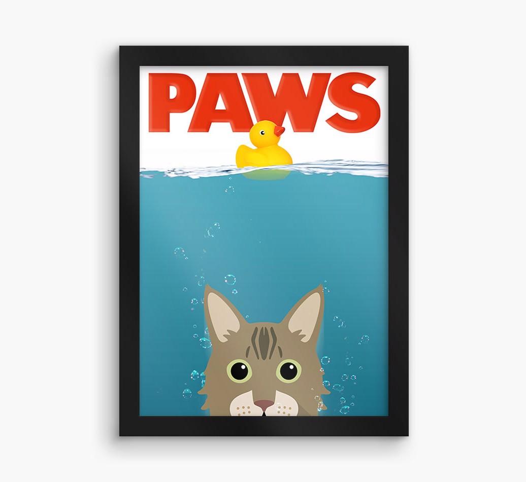 'Paws' - Personalized {breedCommonName} Framed Print