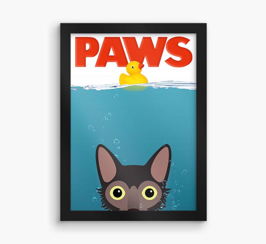 'Paws' - Personalized {breedCommonName} Framed Print