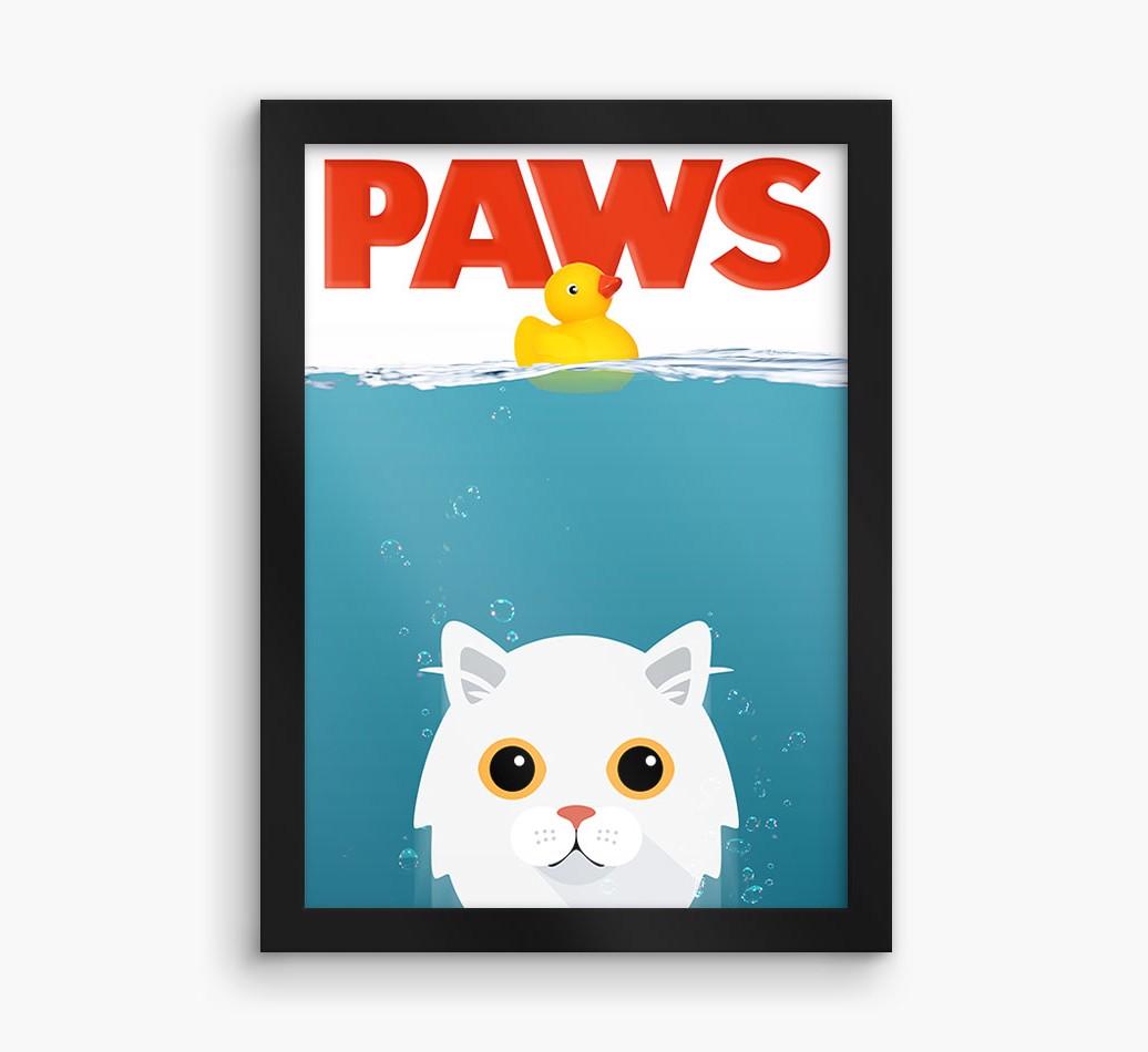 'Paws' - Personalized {breedCommonName} Framed Print