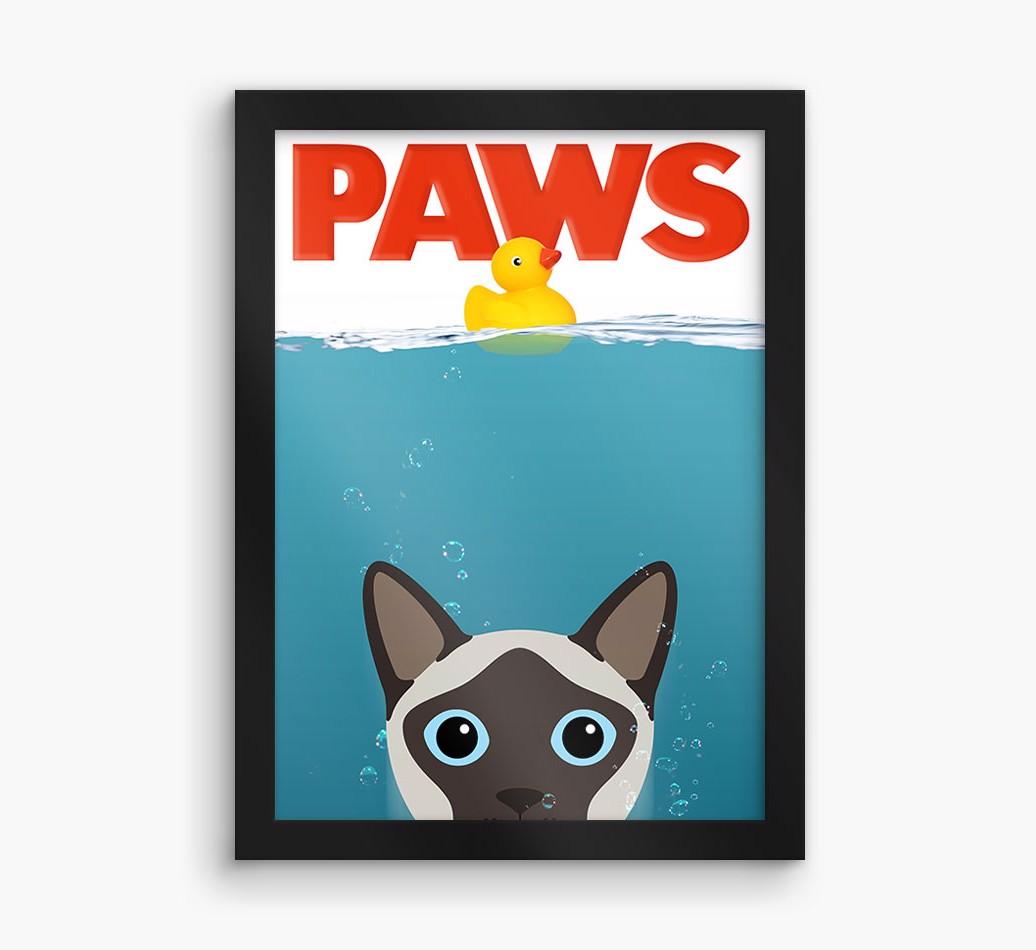 'Paws' - Personalized {breedCommonName} Framed Print