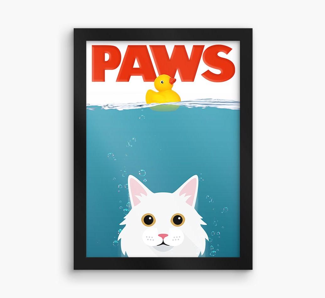 'Paws' - Personalized {breedCommonName} Framed Print