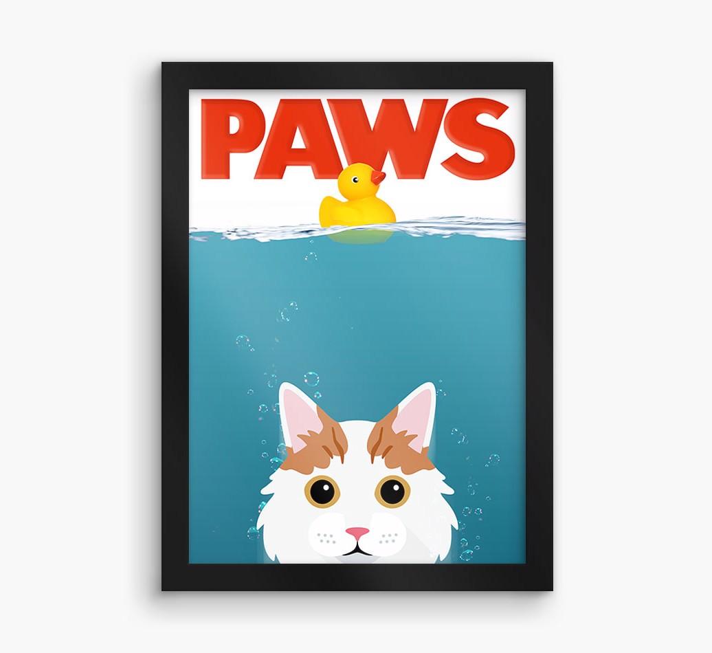 'Paws' - Personalized {breedCommonName} Framed Print