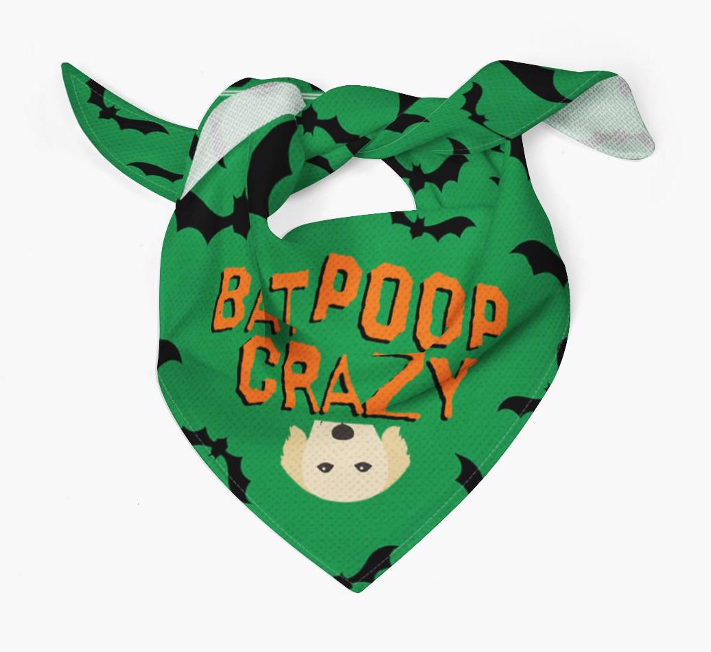 'Bat Poop Crazy' - Personalized {breedFullName} Bandana
