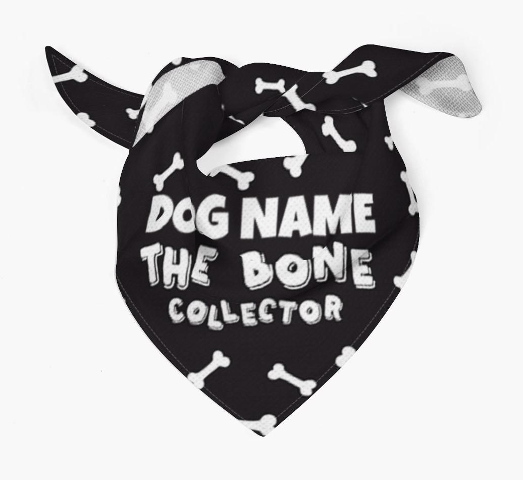 'Bone Collector' - Personalized {breedFullName} Bandana