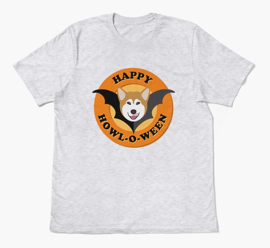'Happy Howl-o-ween' - Personalized {breedFullName} T-Shirt