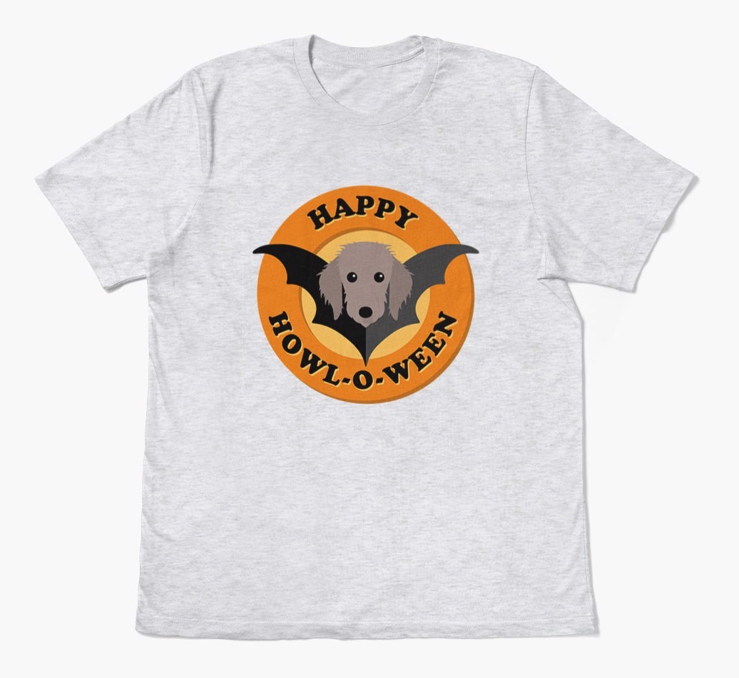 'Happy Howl-o-ween' - Personalized {breedFullName} T-Shirt