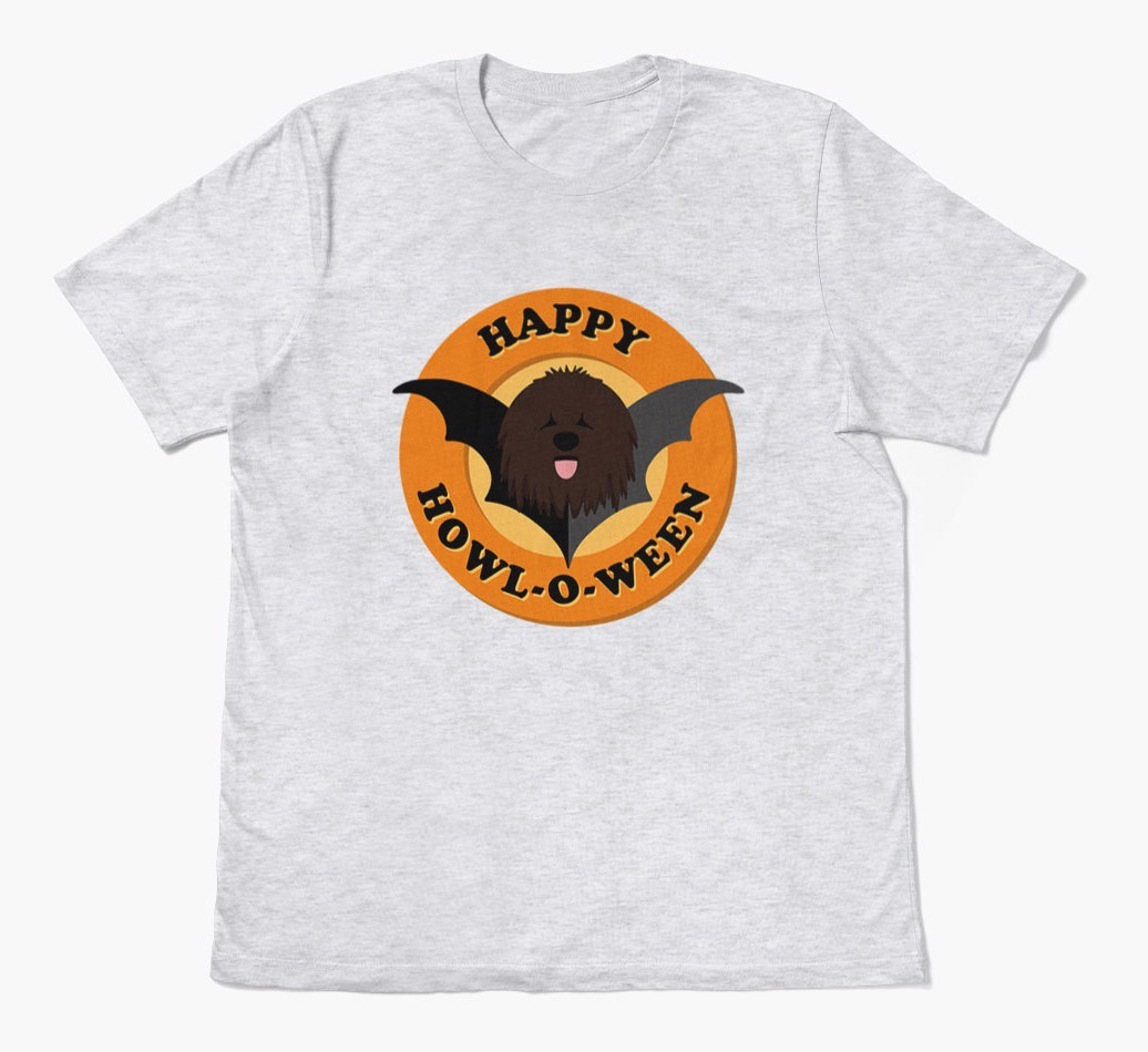 'Happy Howl-o-ween' - Personalized {breedFullName} T-Shirt