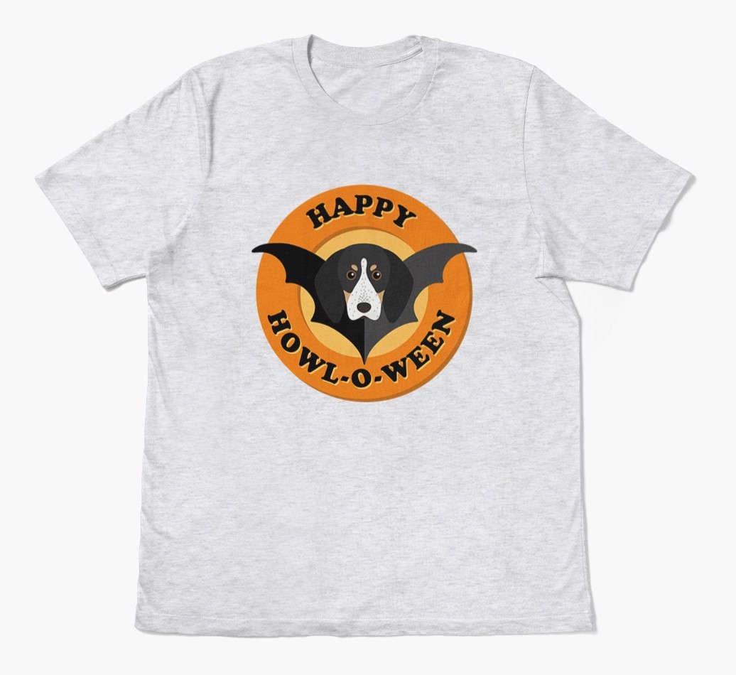 'Happy Howl-o-ween' - Personalized {breedFullName} T-Shirt