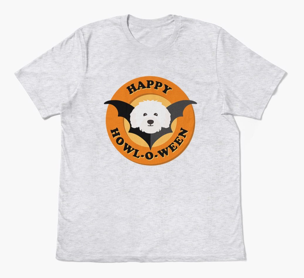 'Happy Howl-o-ween' - Personalized {breedFullName} T-Shirt