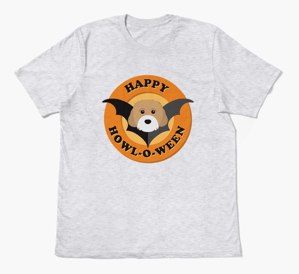 'Happy Howl-o-ween' - Personalized {breedFullName} T-Shirt