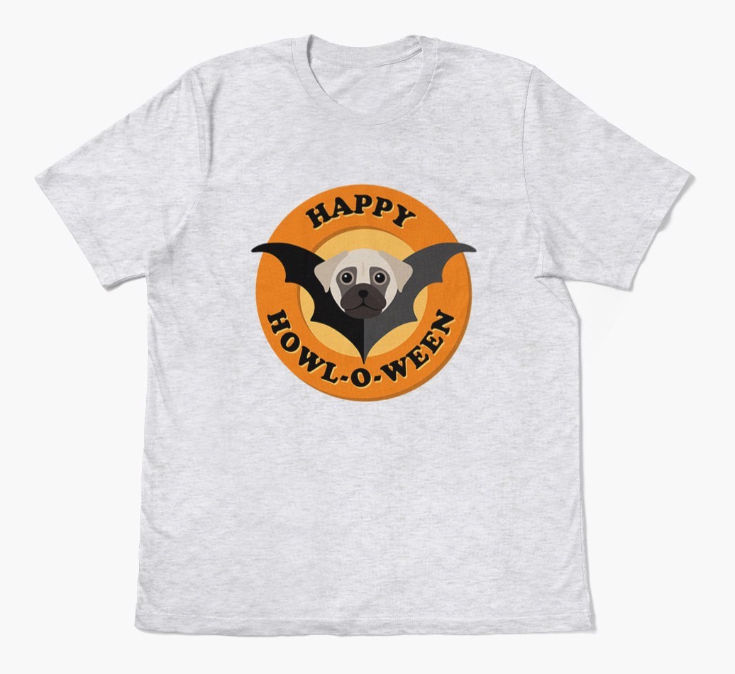 'Happy Howl-o-ween' - Personalized {breedFullName} T-Shirt
