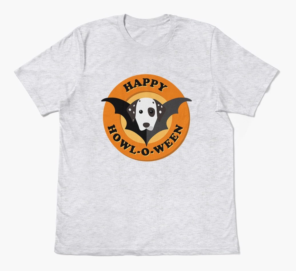 'Happy Howl-o-ween' - Personalized {breedFullName} T-Shirt