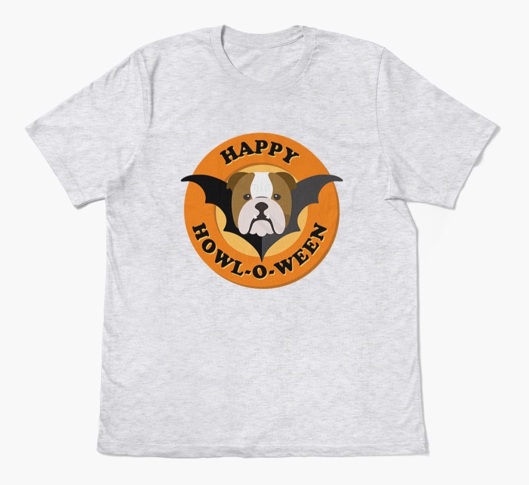 'Happy Howl-o-ween' - Personalized {breedFullName} T-Shirt