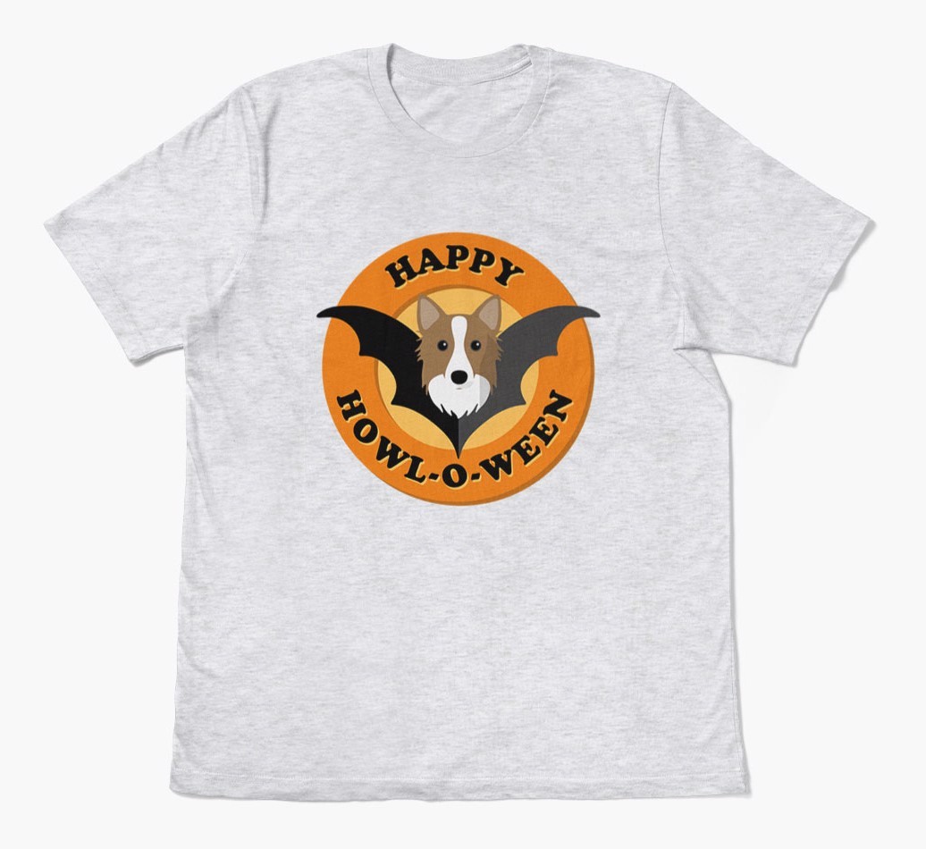 'Happy Howl-o-ween' - Personalized {breedFullName} T-Shirt