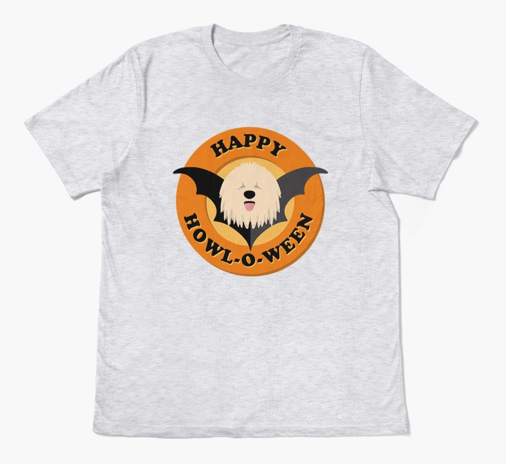 'Happy Howl-o-ween' - Personalized {breedFullName} T-Shirt