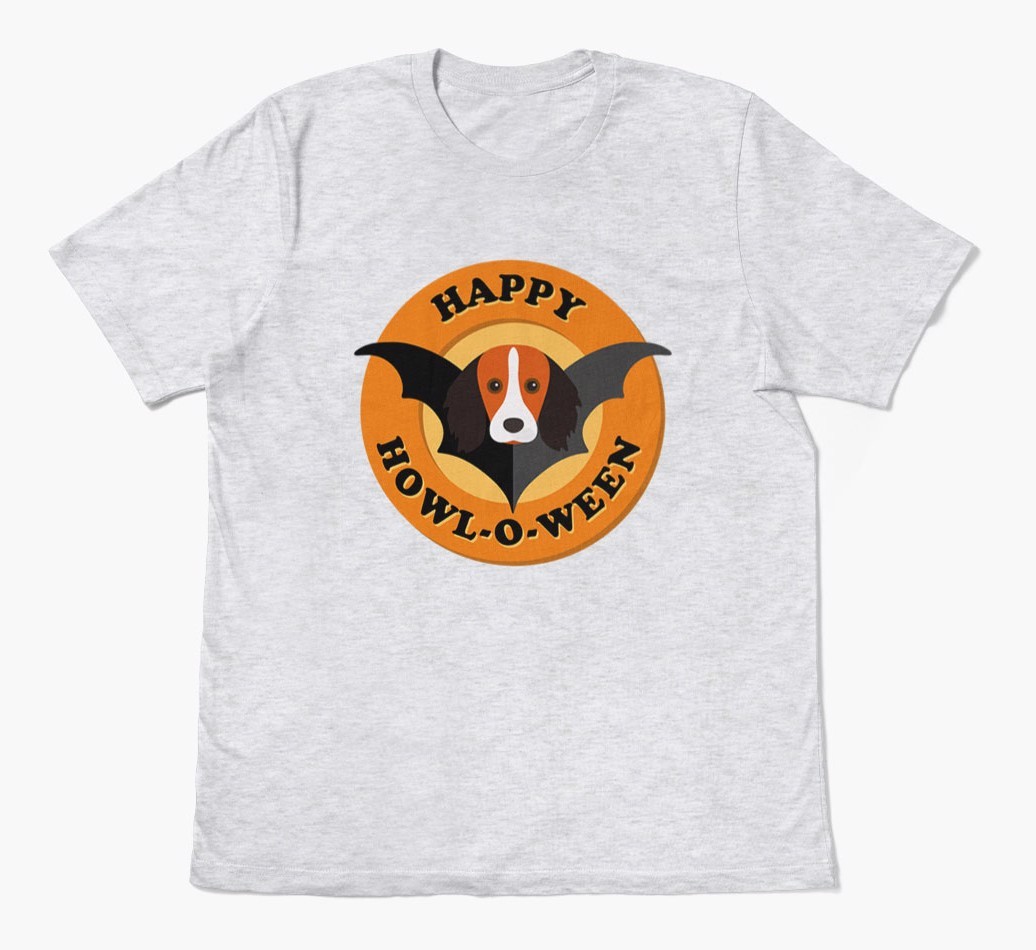 'Happy Howl-o-ween' - Personalized {breedFullName} T-Shirt