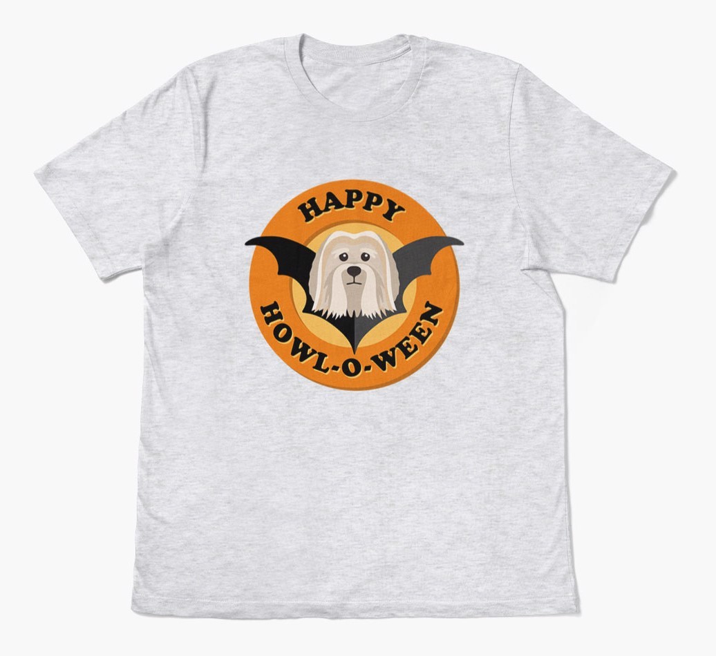 'Happy Howl-o-ween' - Personalized {breedFullName} T-Shirt