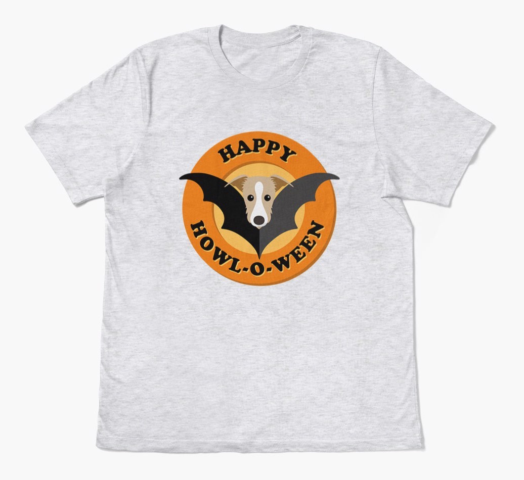 'Happy Howl-o-ween' - Personalized {breedFullName} T-Shirt