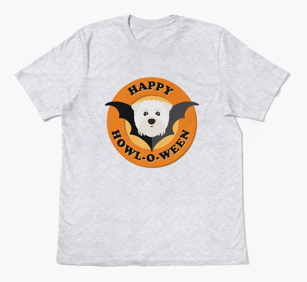 'Happy Howl-o-ween' - Personalized {breedFullName} T-Shirt