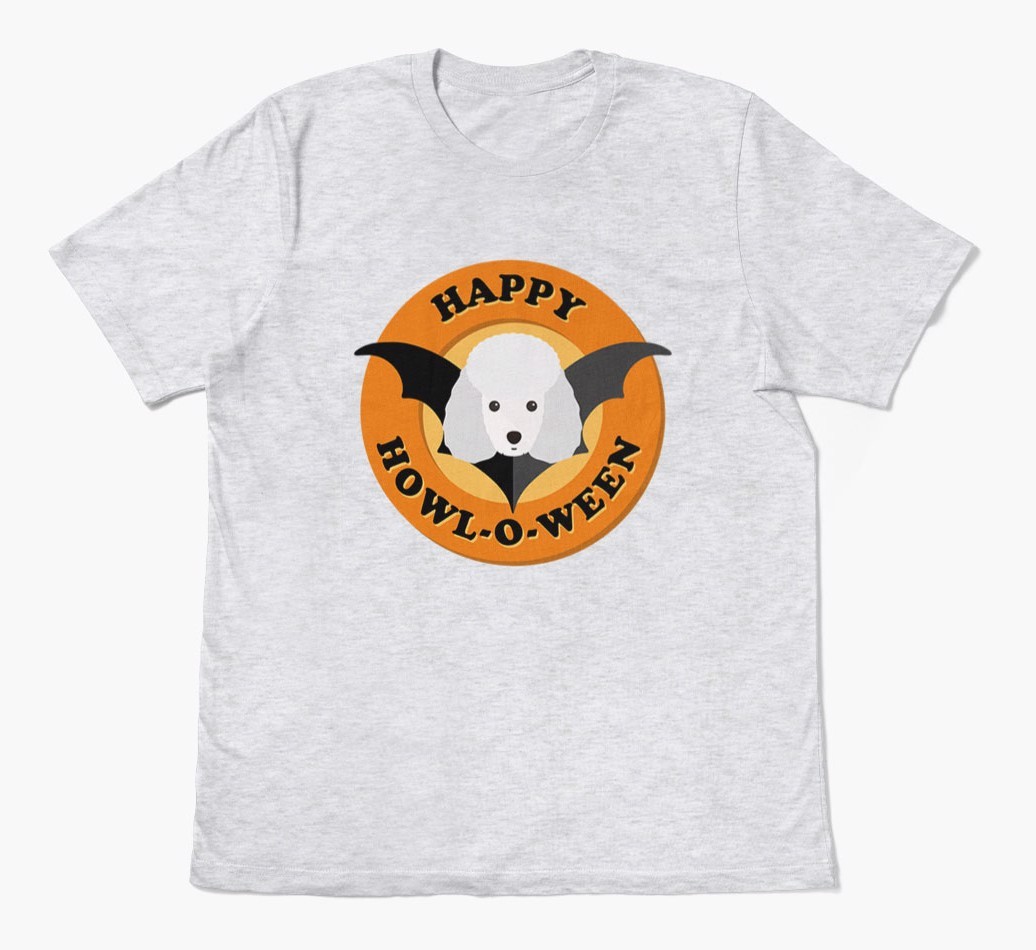 'Happy Howl-o-ween' - Personalized {breedFullName} T-Shirt