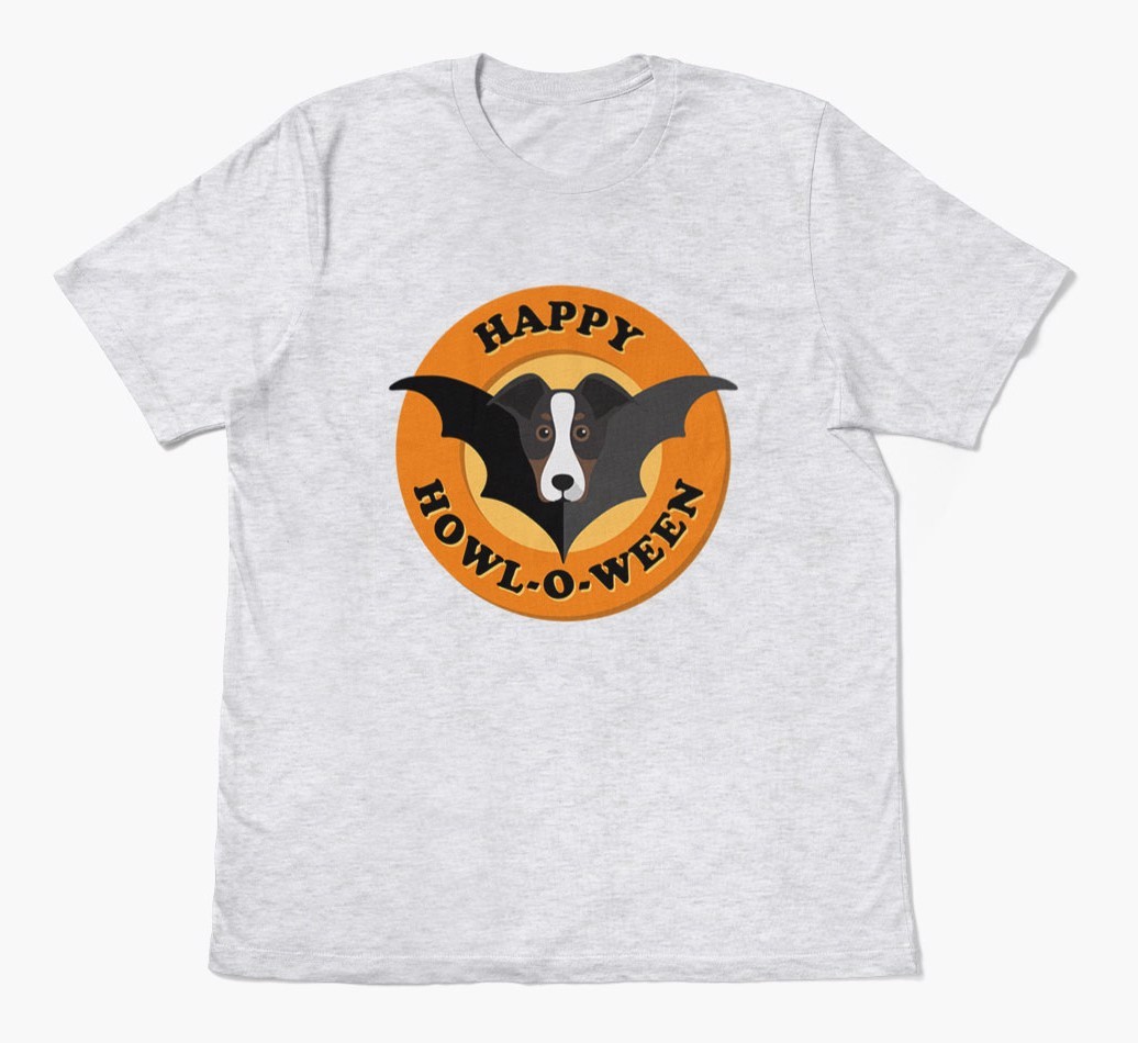 'Happy Howl-o-ween' - Personalized {breedFullName} T-Shirt