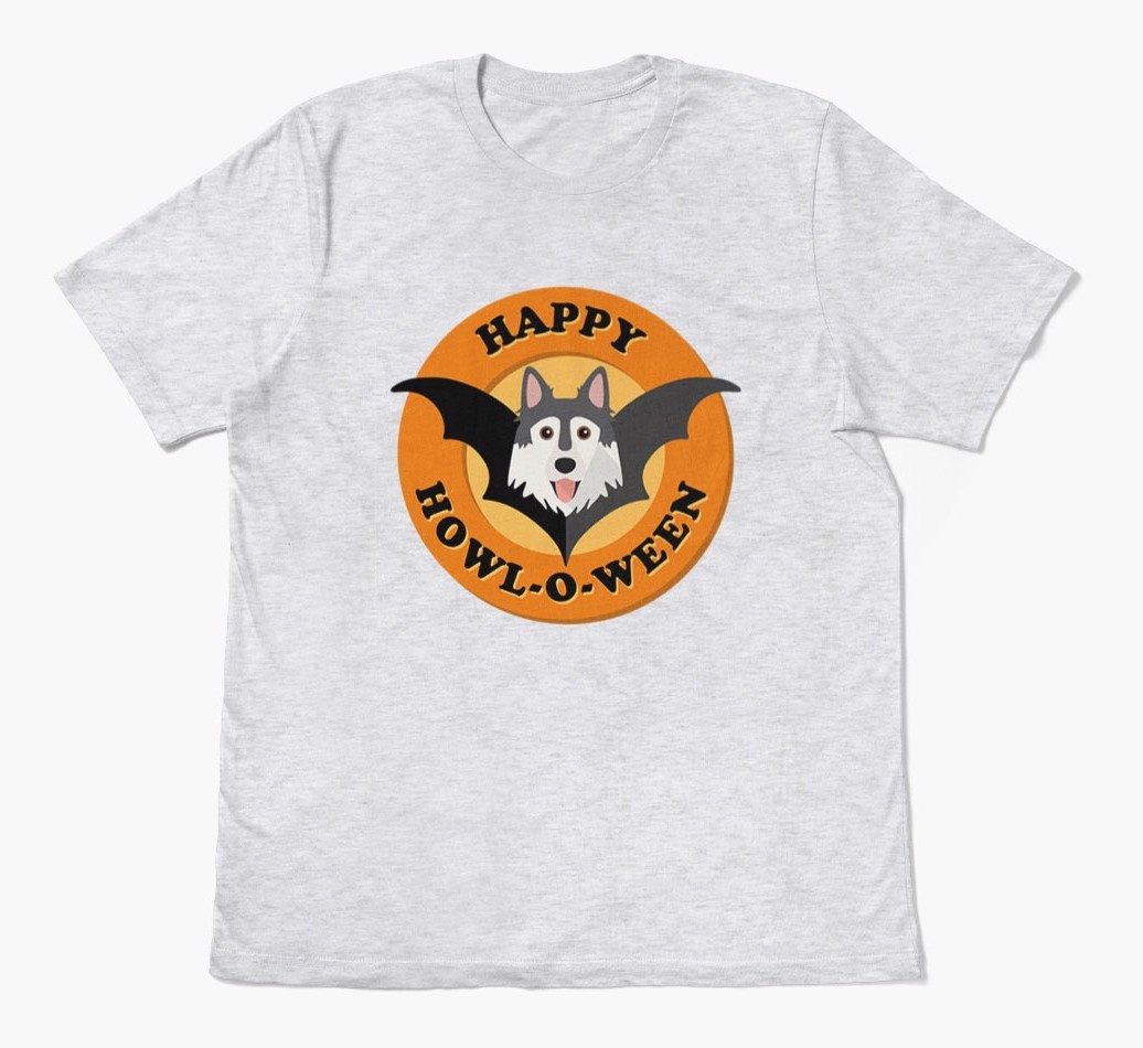 'Happy Howl-o-ween' - Personalized {breedFullName} T-Shirt