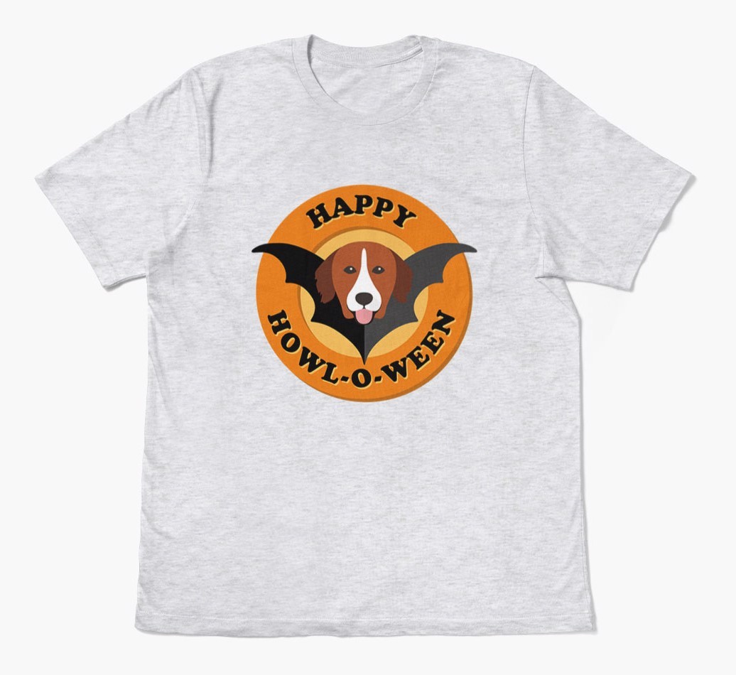 'Happy Howl-o-ween' - Personalized {breedFullName} T-Shirt