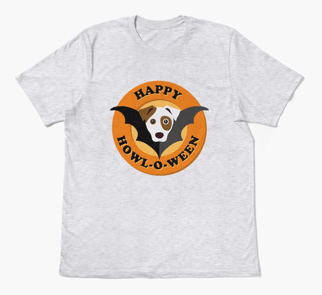 'Happy Howl-o-ween' - Personalized {breedFullName} T-Shirt
