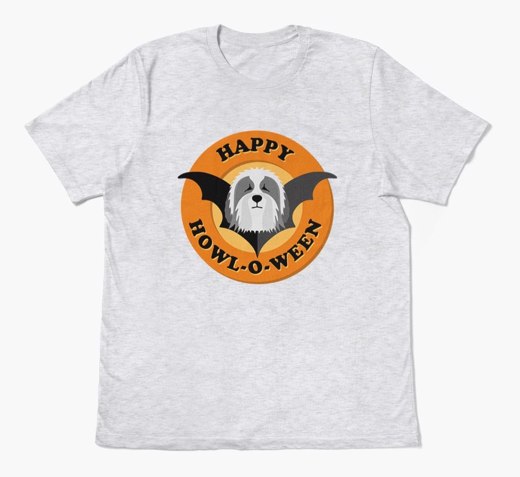 'Happy Howl-o-ween' - Personalized {breedFullName} T-Shirt