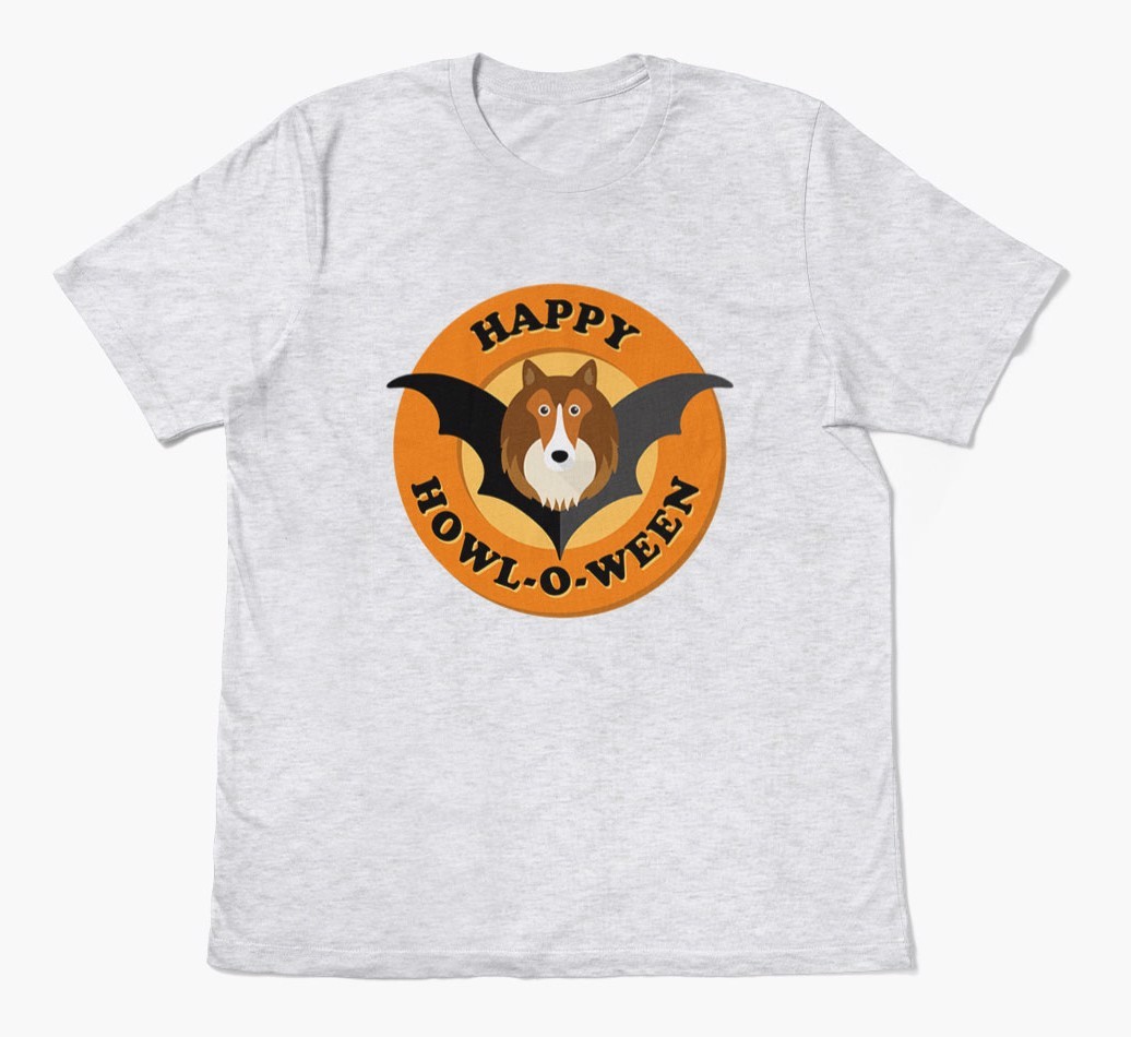 'Happy Howl-o-ween' - Personalized {breedFullName} T-Shirt