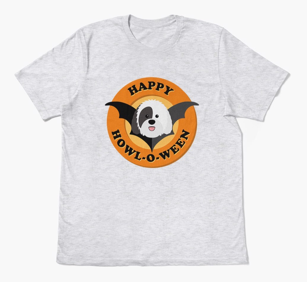 'Happy Howl-o-ween' - Personalized {breedFullName} T-Shirt