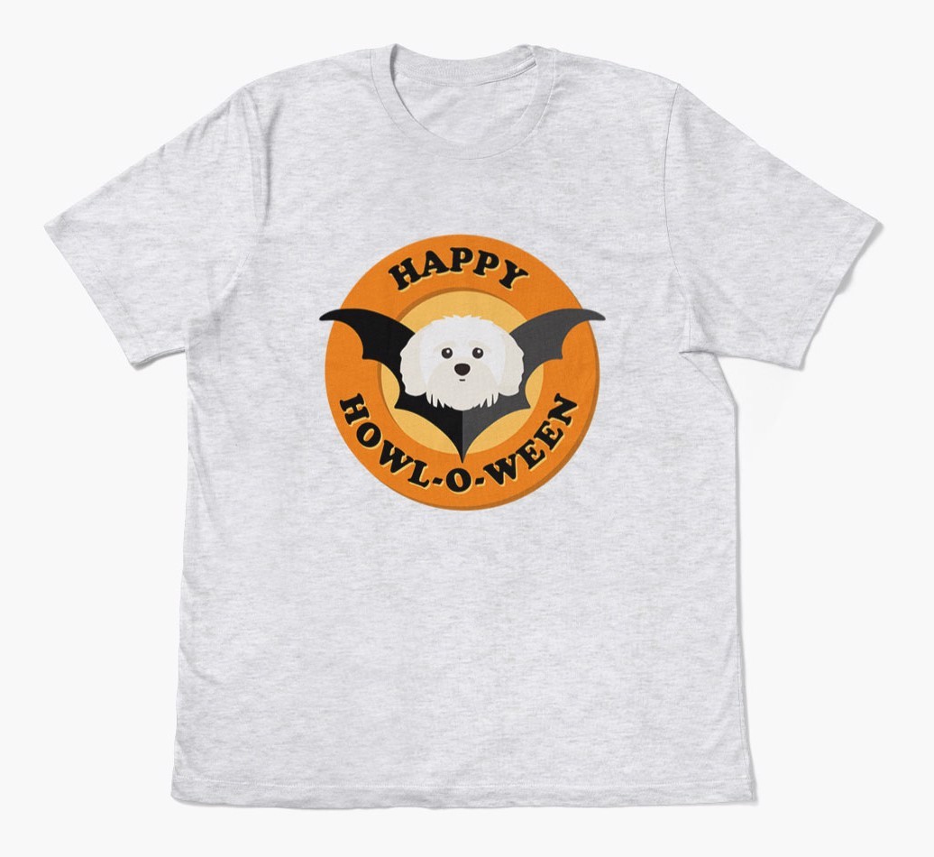 'Happy Howl-o-ween' - Personalized {breedFullName} T-Shirt