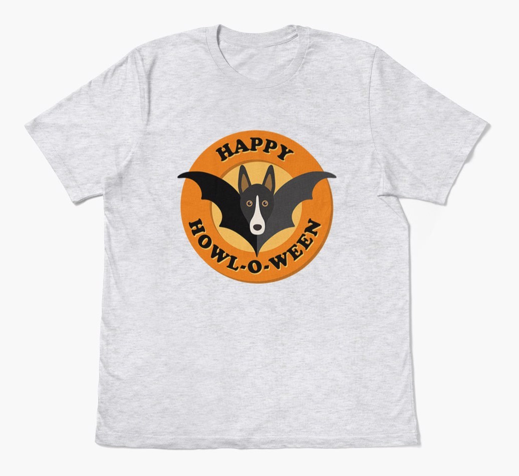 'Happy Howl-o-ween' - Personalized {breedFullName} T-Shirt