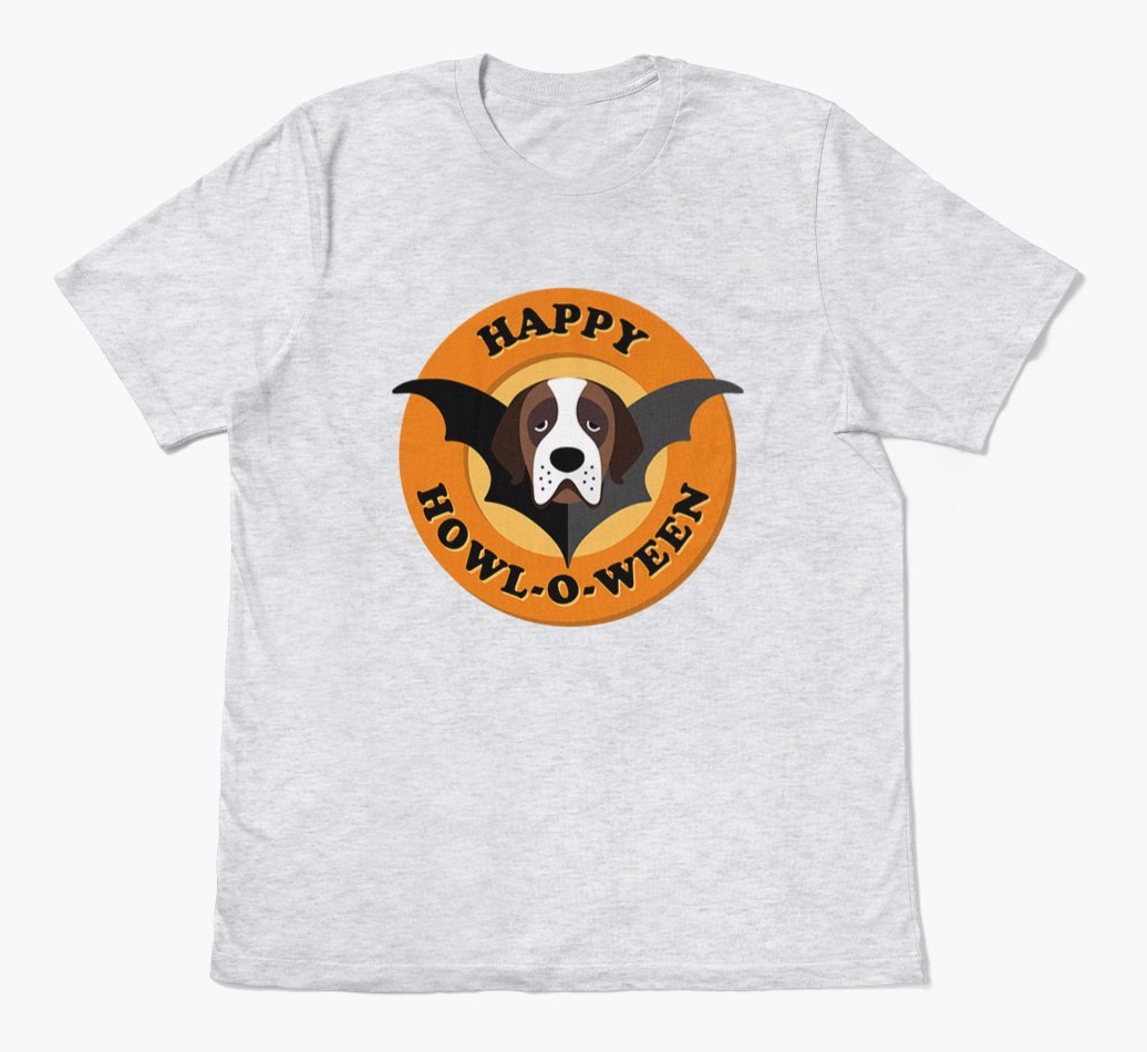 'Happy Howl-o-ween' - Personalized {breedFullName} T-Shirt