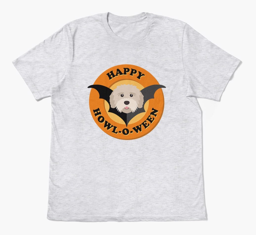 'Happy Howl-o-ween' - Personalized {breedFullName} T-Shirt