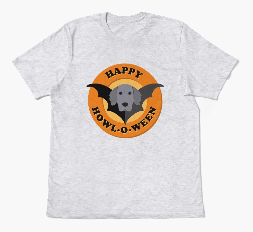'Happy Howl-o-ween' - Personalized {breedFullName} T-Shirt