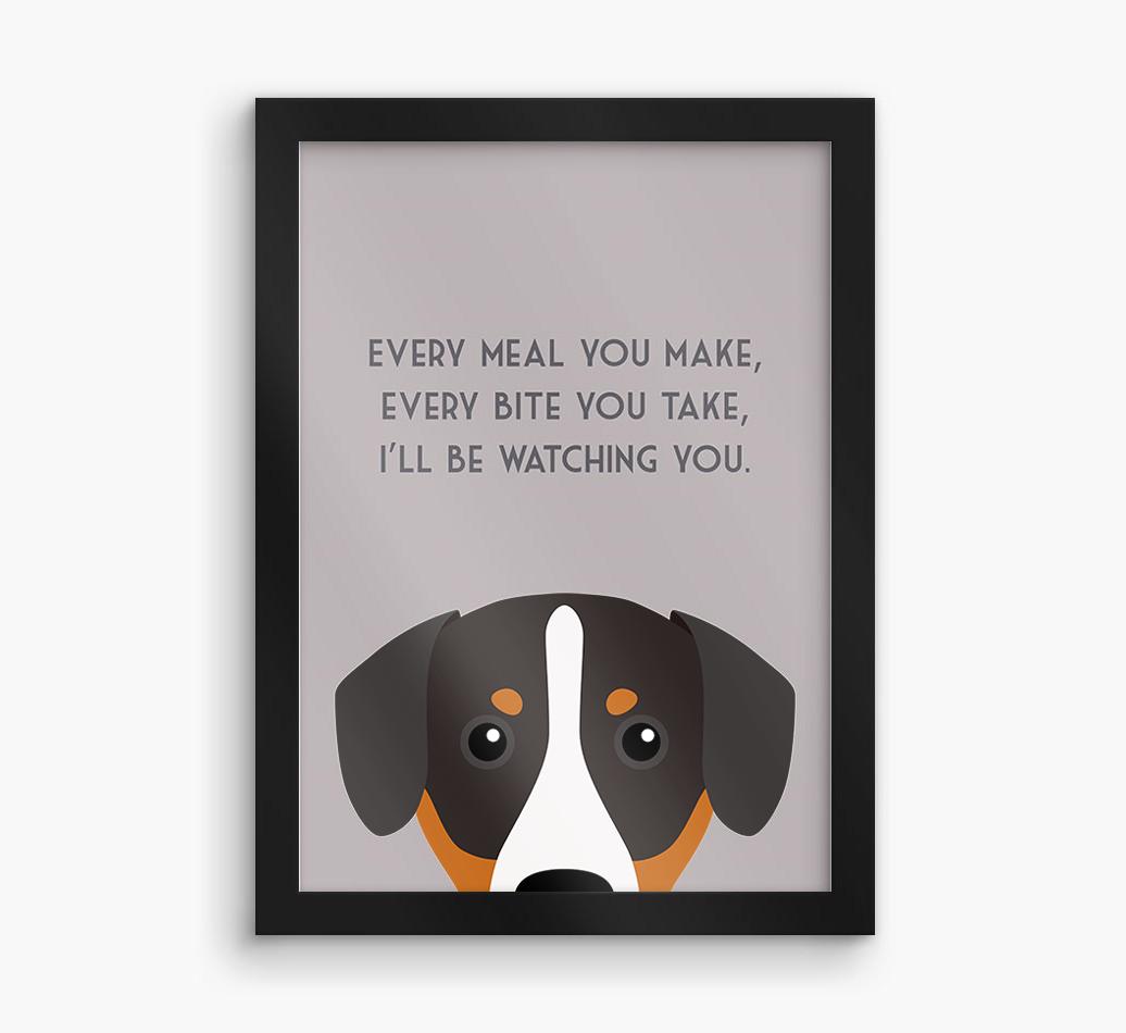 'Every Meal You Make' - Personalized {breedFullName} Framed Print