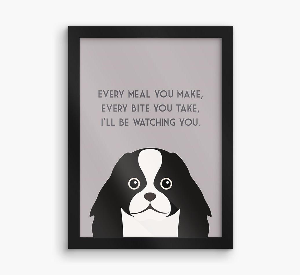 'Every Meal You Make' - Personalized {breedFullName} Framed Print